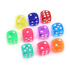 Translucent Acrylic D6 Dice Set – 100 Multicolor Dice for RPG & Board Games
