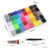 Mixed Color Resin Rhinestone Set for Crafts and DIY Decor