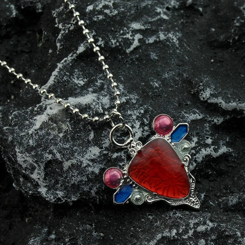 JoJo's Bizarre Adventure Red Stone of Aja Pendant Necklace