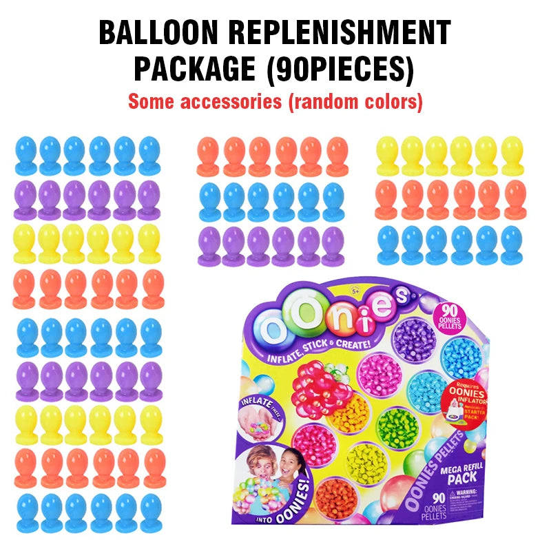 DIY Inflatable Balloon Craft Kit with Pump and Stickers