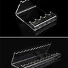Clear Acrylic Pen Display Holder with Brush Storage