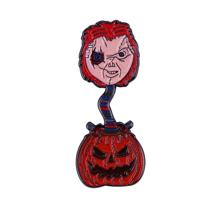 Chucky Horror Movie Enamel Pin