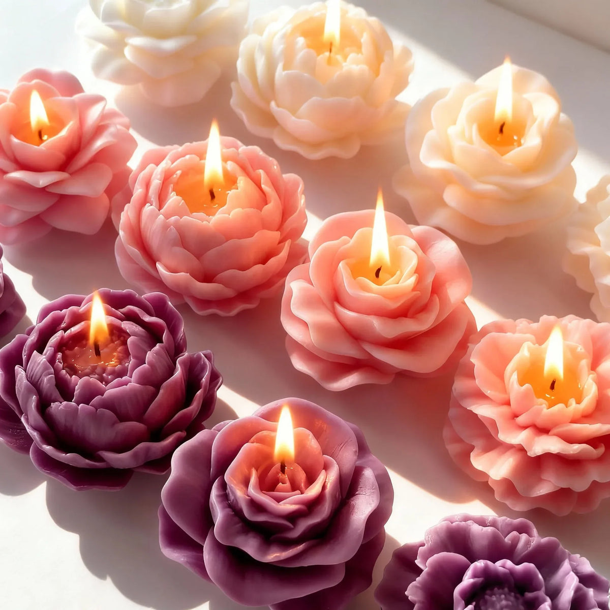 Floral Silicone Mold for Candle, Soap & Resin Crafts