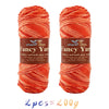 Soft Gradient Acrylic Yarn - 200g per Ball