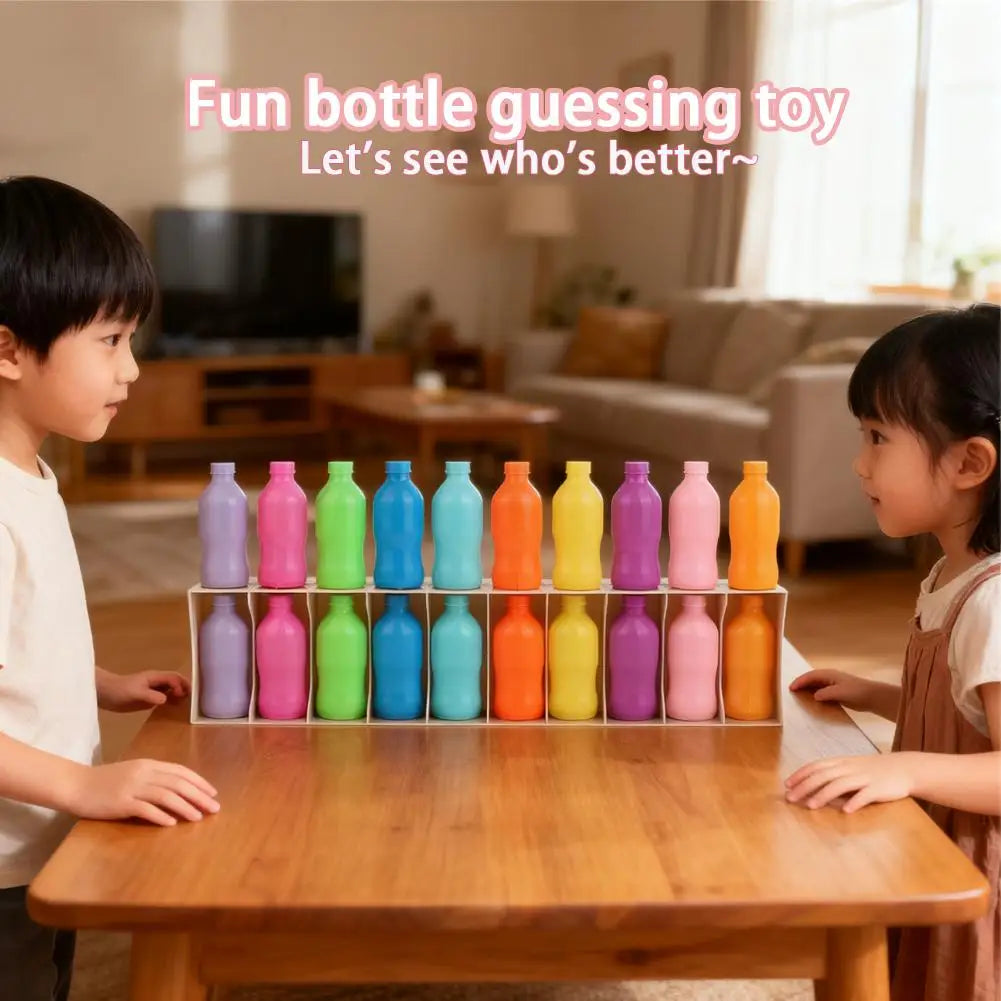 Wooden Bottle Guessing Game for Kids & Family