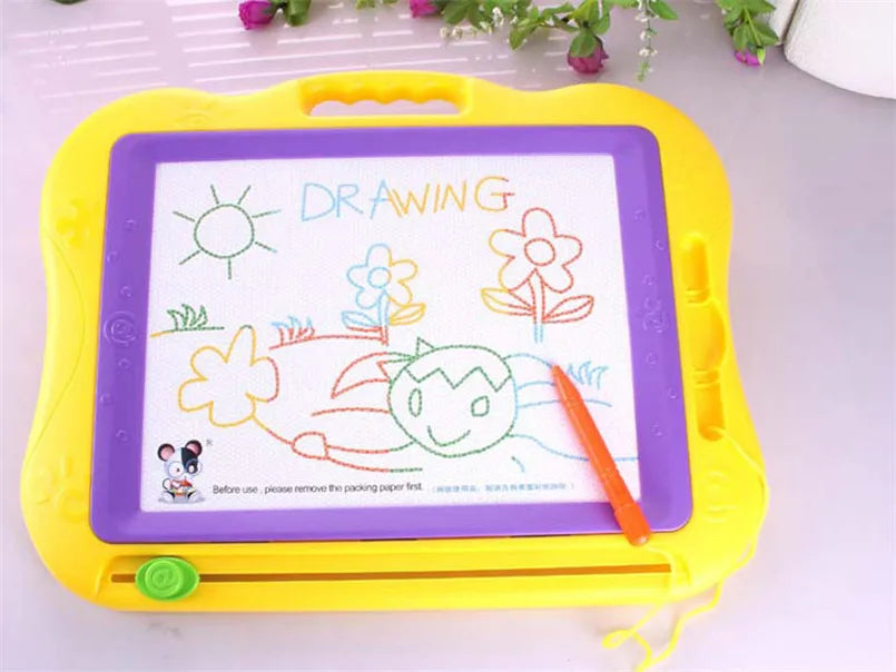 Large Magnetic Drawing Board for Kids with Pen