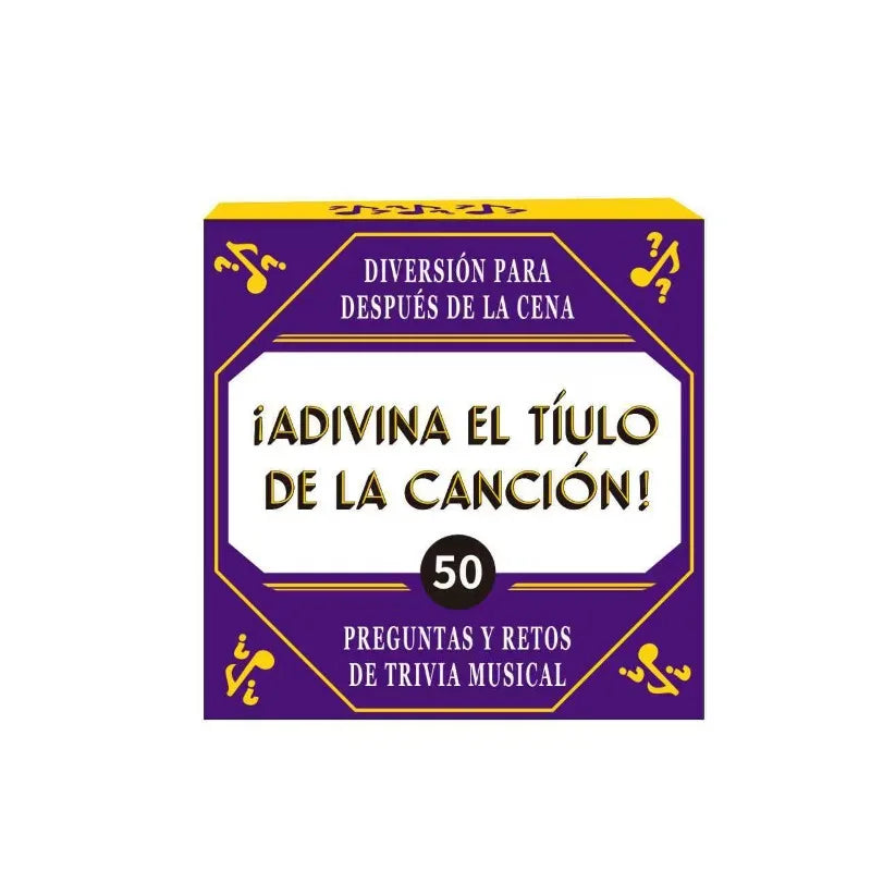 Spanish After-Dinner Party Card Game for Adults