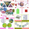 DIY Diamond Art Dragonfly & Butterfly Acrylic Door Hanging Ornament with Chain