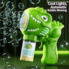 Dinosaur Bubble Gun for Kids – Auto Blower with Refillable Liquid