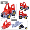 Large Building Blocks Traffic Series Vehicles Set