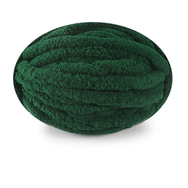 Chunky Chenille Yarn for Knitting and Crochet
