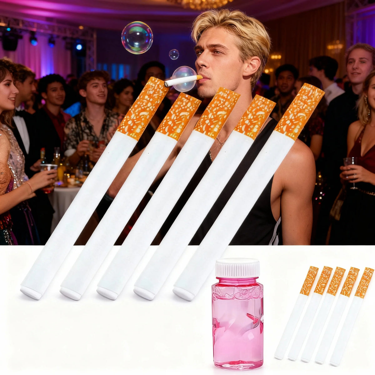 Novelty Bubble Blowing Cigarette Toy