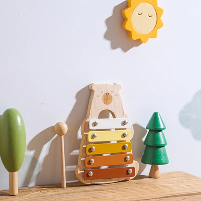 Cartoon Elephant Xylophone Musical Toy for Toddlers