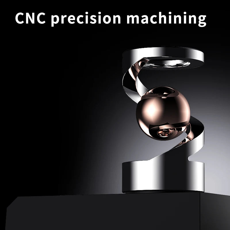 Magnetic Levitating Spinning Top – Precision Metal Desk Toy