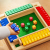 Classic Wooden Shut the Box Dice Game for Family Fun