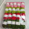 A pack of 20 skeins of milk cotton blend yarn in various colors for knitting and crochet projects.