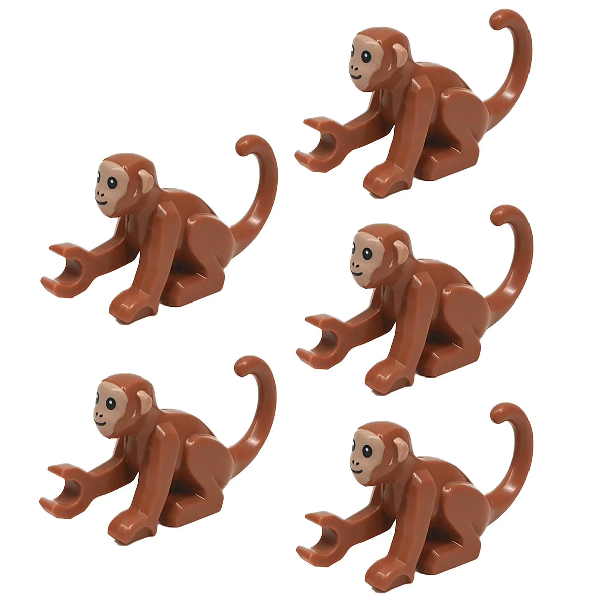A set of marine animal building blocks featuring a shark, octopus, and whale.