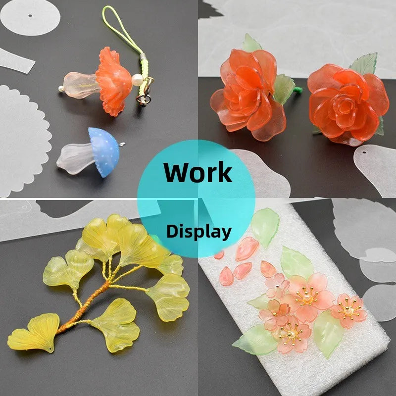 Shrink Film Sheets for DIY Crafts and Personalized Accessories