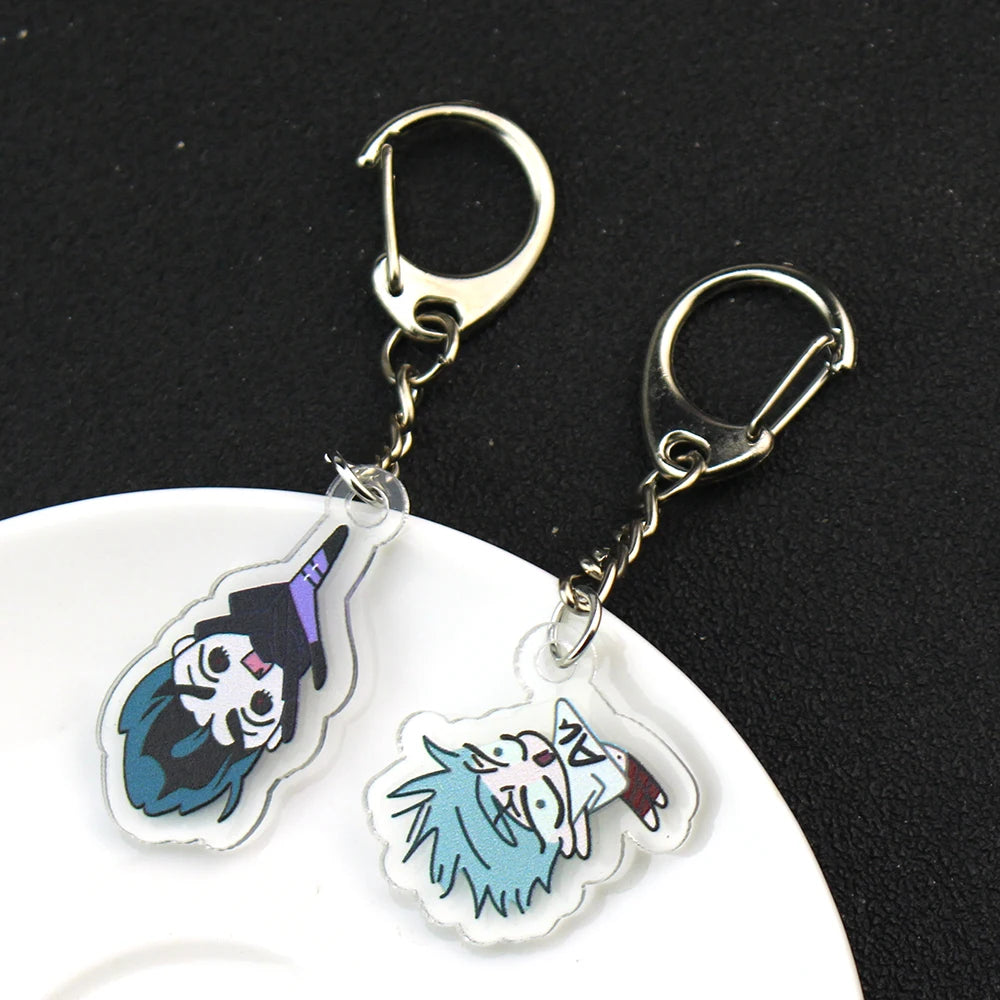 Cartoon Alien Stage Ivan & Till Acrylic Keychain