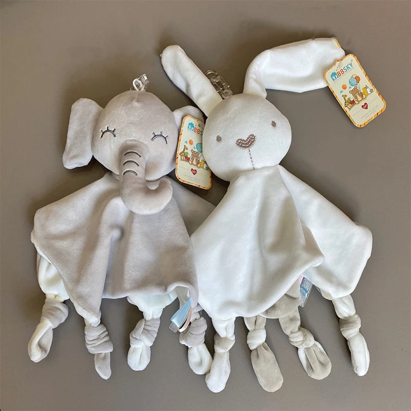 Cuddly Elephant Baby Comforter with Teether & Rattle