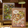 3D Landscape Sticker Collection Book for Scrapbooking & Journaling