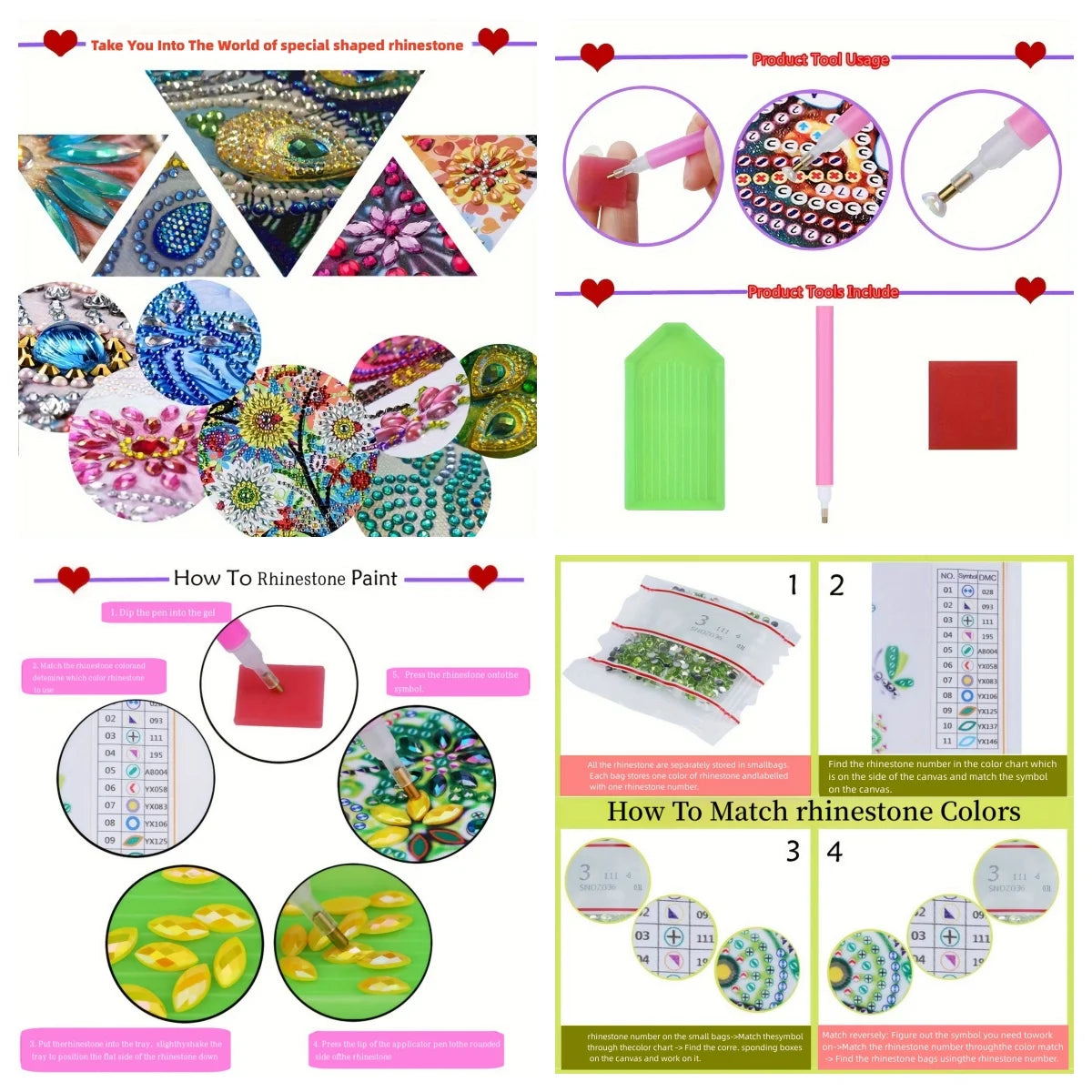 DIY Diamond Art Coaster Set for Christmas & More