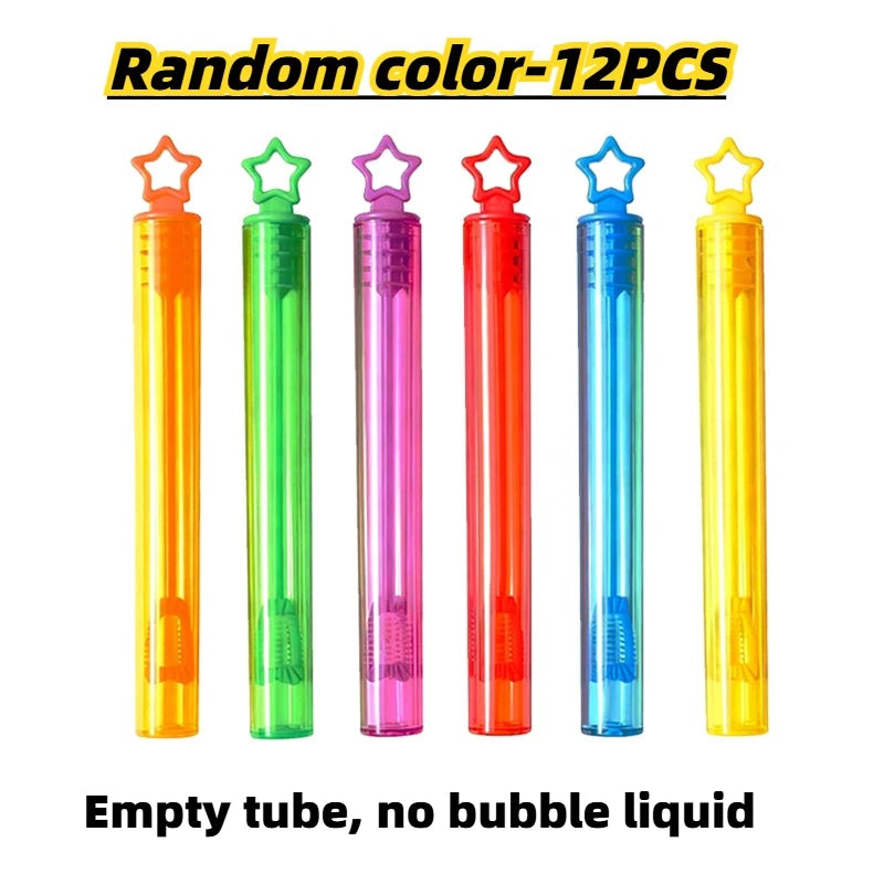 Mini Star-Top Bubble Wands for Party Favors (Set of 12/24)