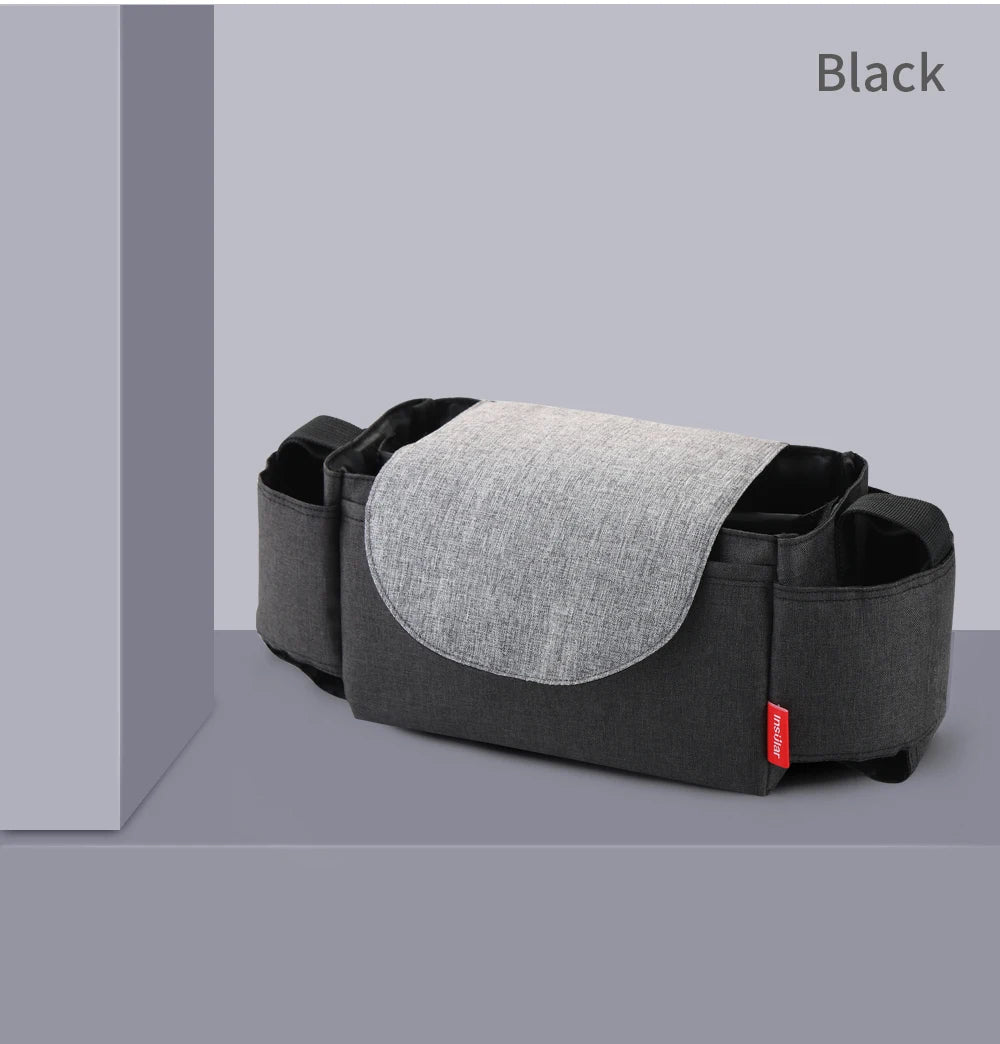 Insulated Diaper Bag with Thermal Bottle Pouch