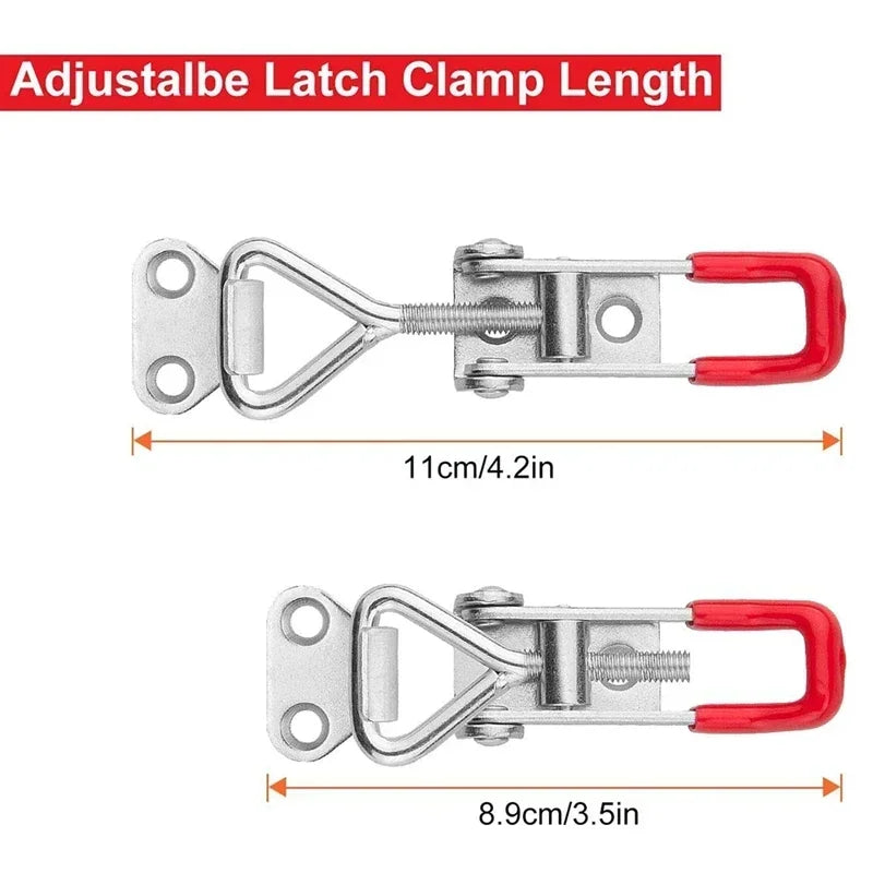 Heavy-Duty Adjustable Metal Toggle Latch Clamps