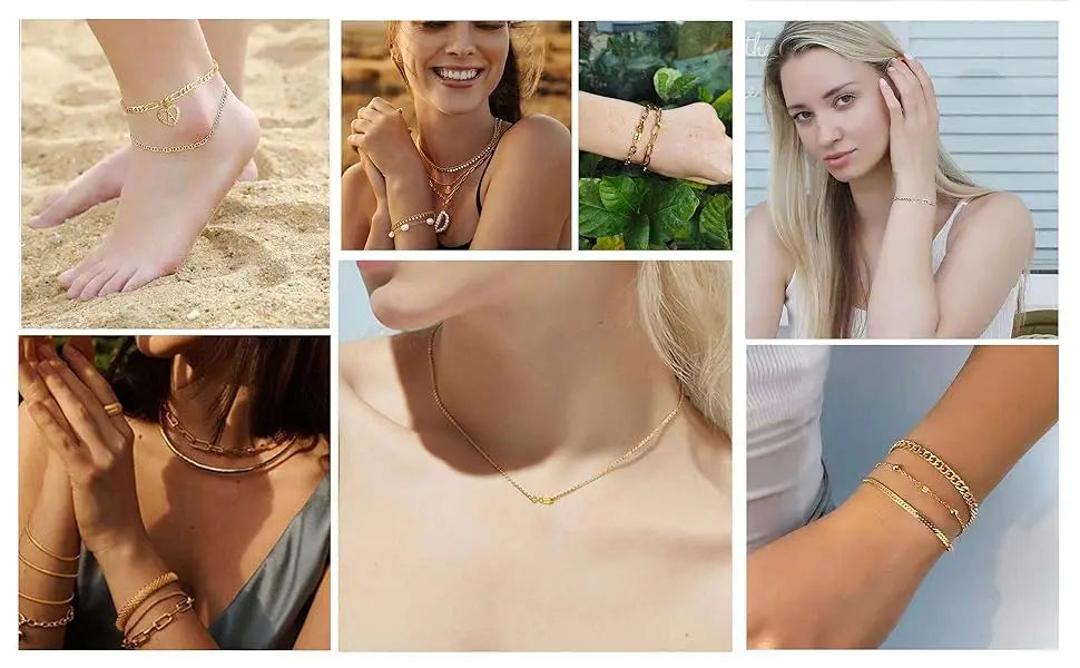 Magnetic Necklace Clasp Converter with Lobster Claw – 14K Gold & Silver Plated