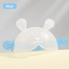 Bunny Silicone Teething Toy with Hidden Handle
