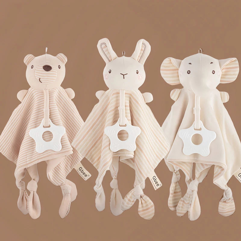 Cuddly Elephant Baby Comforter with Teether & Rattle