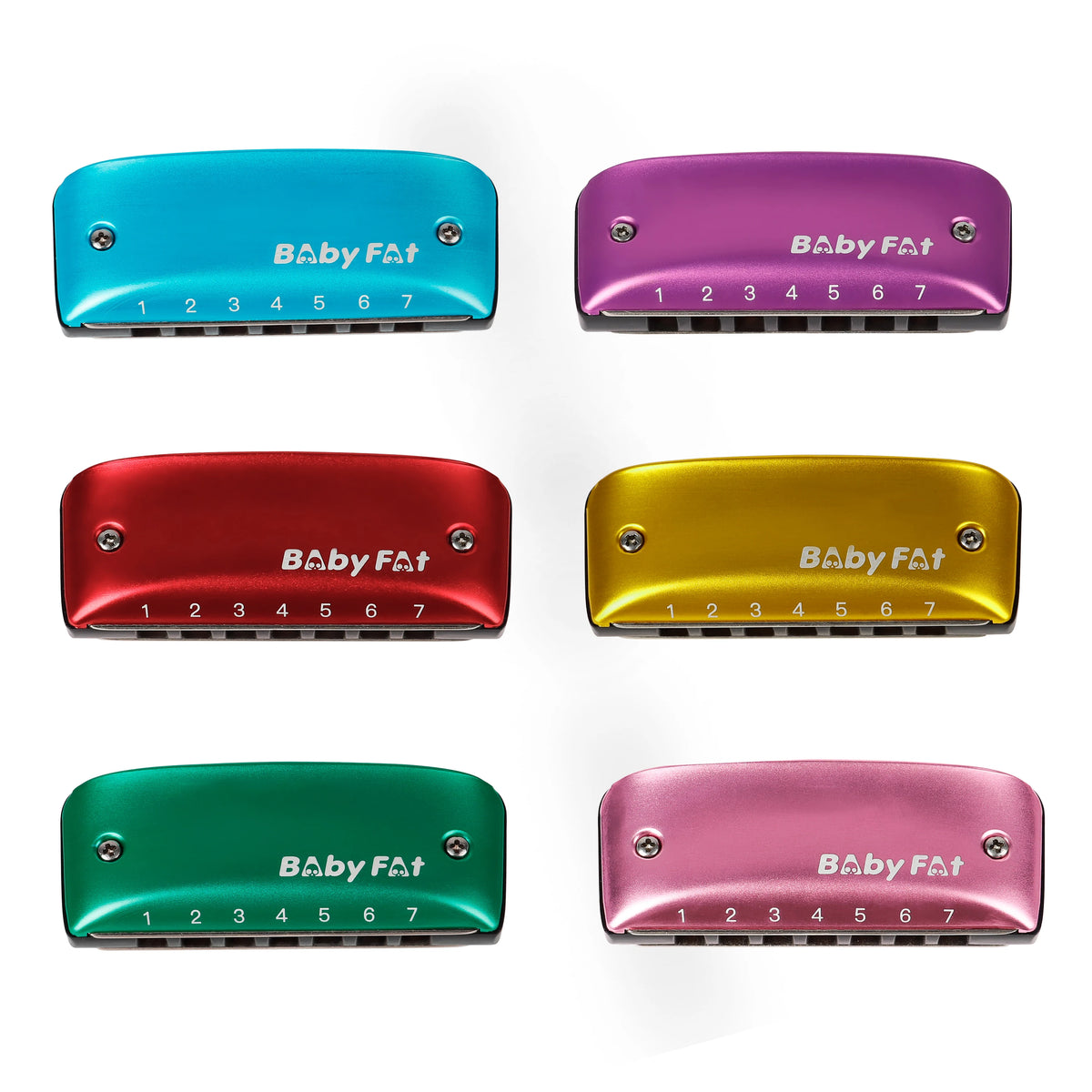 7-Hole Blues Harmonica with Neck Strap