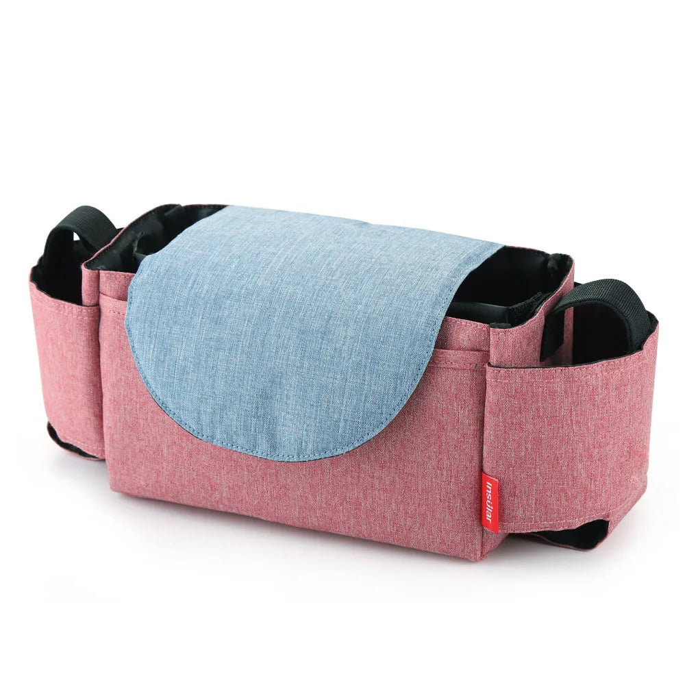 Insulated Diaper Bag with Thermal Bottle Pouch