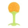 Fruit-Shaped Silicone Teether and Rattle for Babies