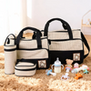 Multifunctional Crossbody Diaper Bag with Five-Piece Set