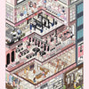 3D House Scene Stickers for Scrapbooking and DIY Crafts