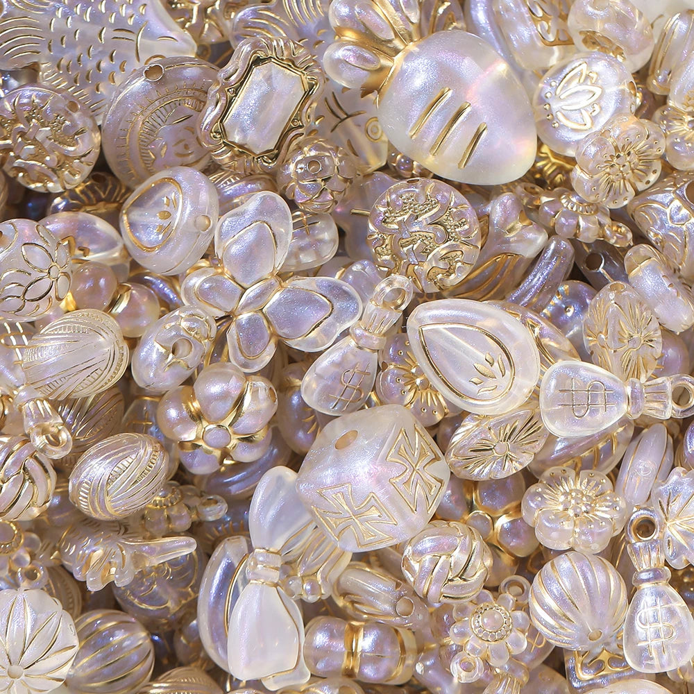 Mixed Classical Acrylic Spacer Beads for DIY Jewelry Making