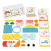 Colorful Wooden Tangram Jigsaw Puzzle Set for Kids