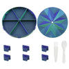 Rotating Diamond Painting Storage Tray with Divided Compartments