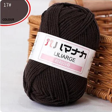 Milk Cotton Chenille Yarn for Soft Baby Knitting & Crochet