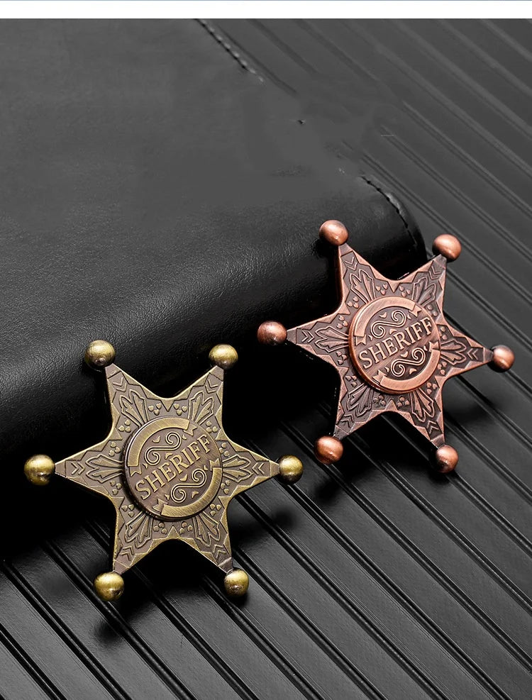 Hexagonal Metal Fidget Spinner with Smooth Rotation