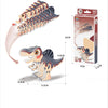 A set of 3D paper animal puzzles featuring a dinosaur and an ocean creature, packaged in a box.