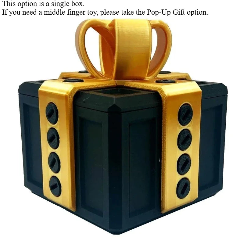 Pop-Up Middle Finger Prank Gift Box