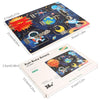 Montessori Wooden Solar System Puzzle for Kids