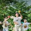 Pull-String Flying Saucer Launcher Toy for Kids