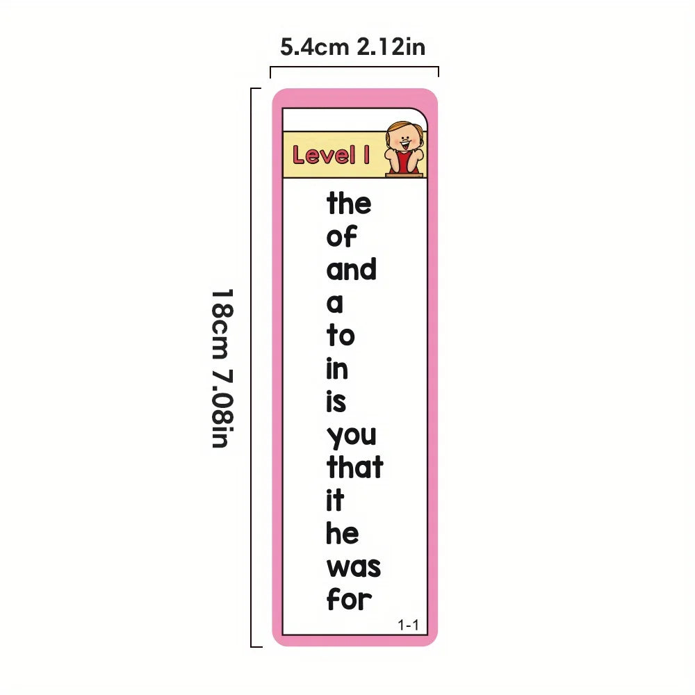 1000 Sight Words Flash Cards for Kids Learning Set