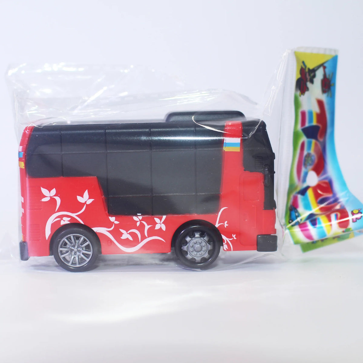 Pull-Back Mini Bus Toy with Openable Doors