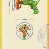 Dinosaur Bubble Gun – Automatic Light-Up Bubble Blower for Kids