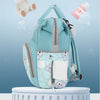 Waterproof Diaper Bag Backpack with Printed Bear Design